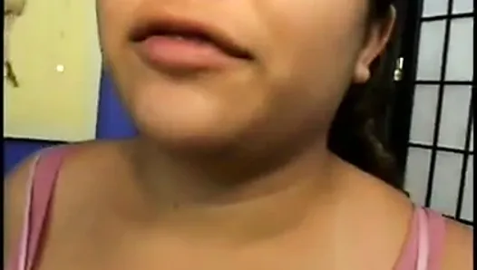 Chubby pregnant Latina sucks and fucks with big black cock