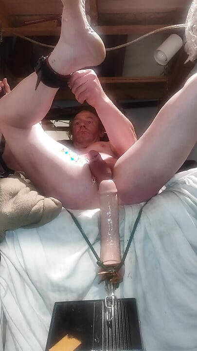 Asshole wrecked by sex machine my