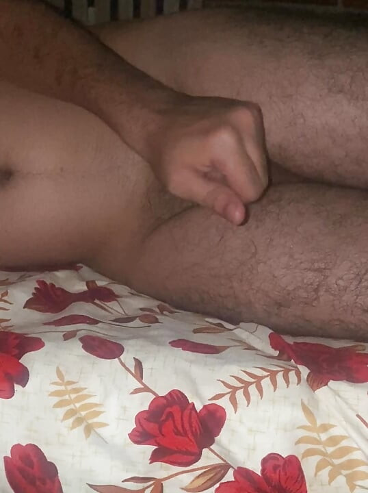 Massage dick hard enjoy guy