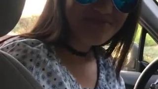 Mai Deng Hmong  boua dick in her Honda