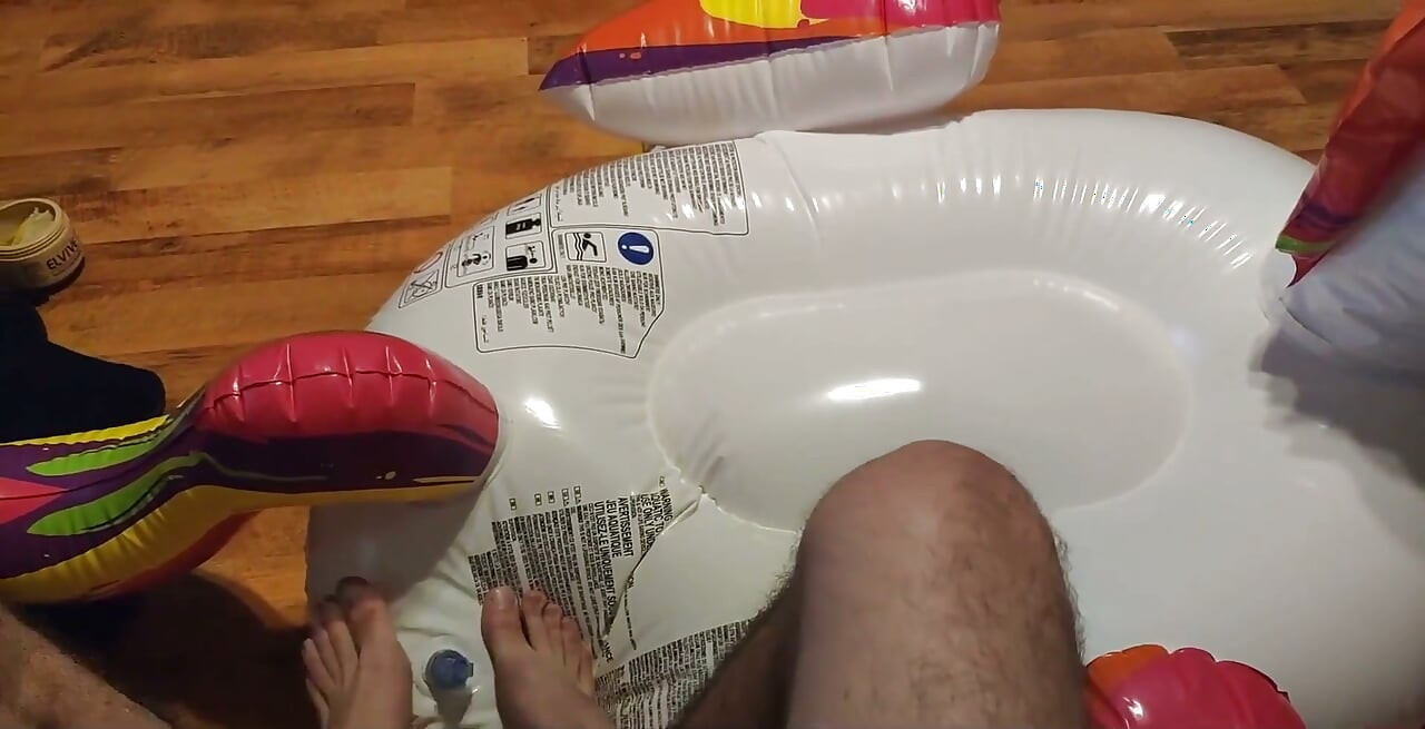 Deflating My Inflatable Unicorn with My Feet