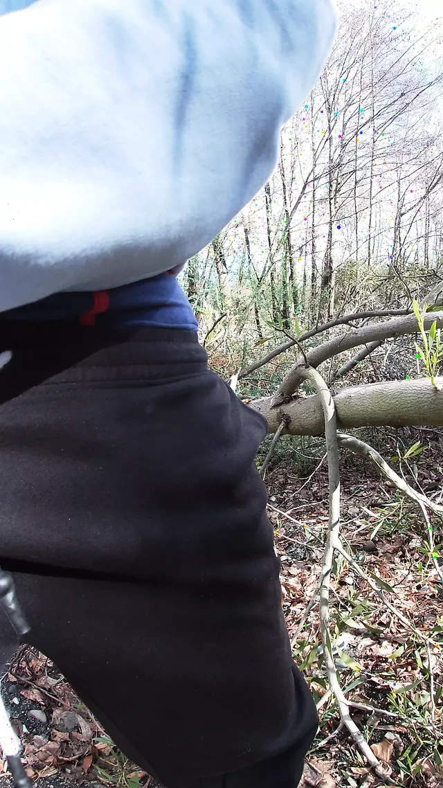 Horny jock strips in the forest and talks dirty while stroking sweaty hairy and uncut Part 1