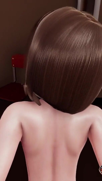 Koreli kız sana 3 boyutlu hentai içinde - seksi iç çamaşırını domaltarak poz veriyor, elleri bağlı duruyor, anal kazık sürücüsü dölleme | Klip 1