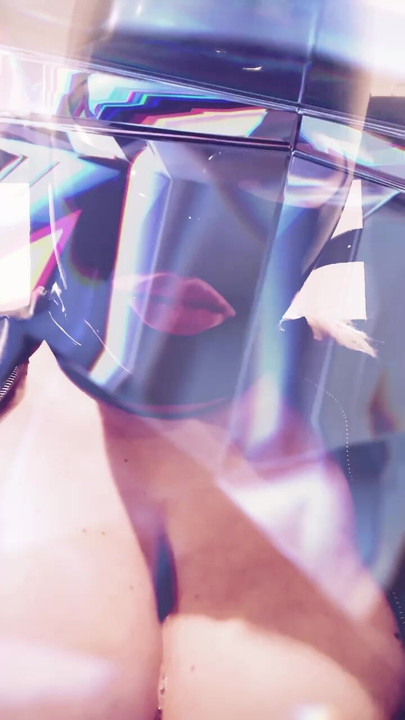Open your mouth for latex Goddess.