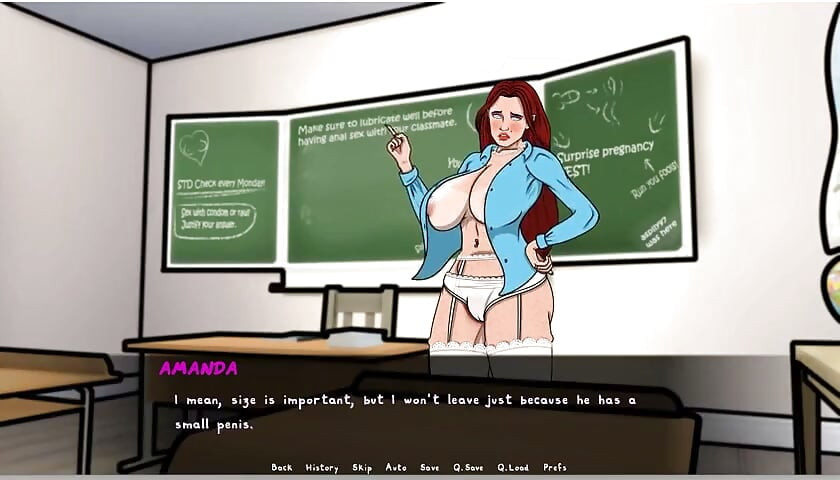 Lust Town - juego de juego - juego de roles - maestra sedujo a la estudiante de detención