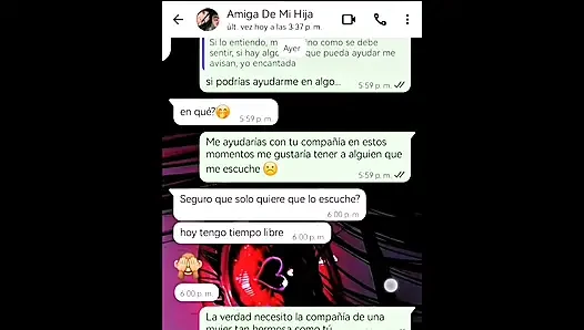 En iyi arkadaşımın üvey kızıyla ateşli bir sohbet yaptım ve sonunda seks yaptık