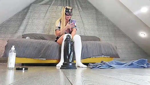 Pussy Destruction Livestream Session in Sailormoan Costume 4K