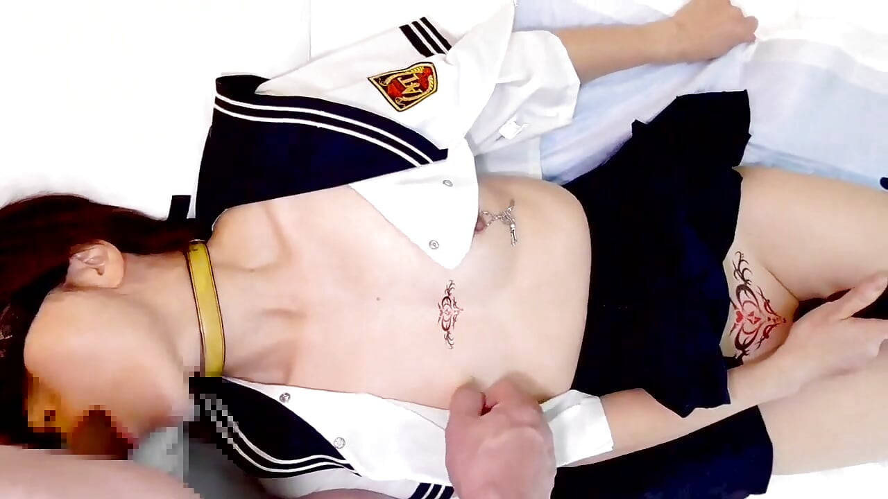 No.43 Sailor Uniform Cosplay & Lewd Tattoo Sex