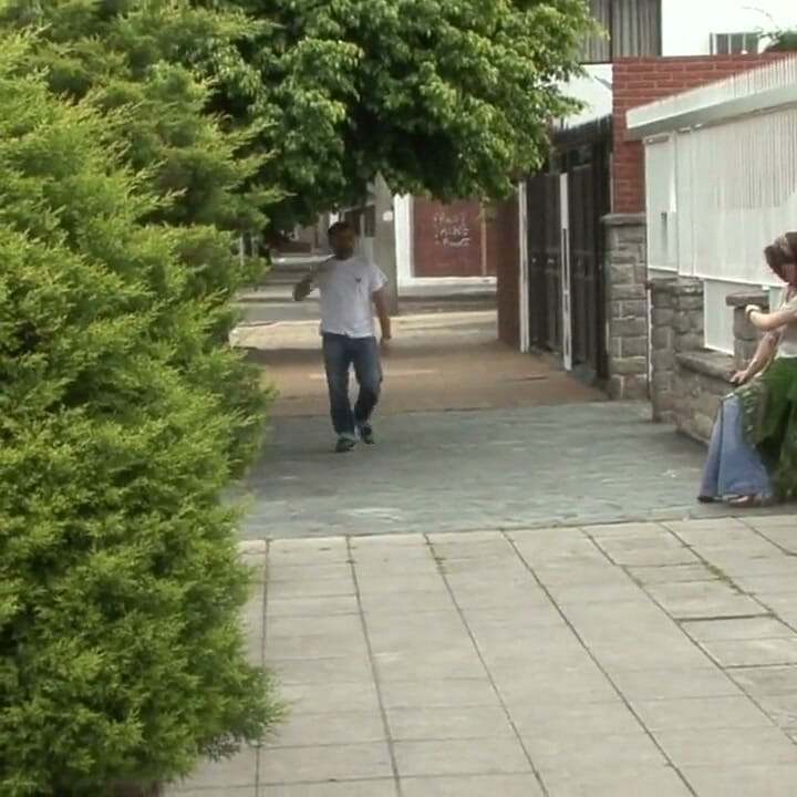 A solid cock in the hot ass of a brunette shemale
