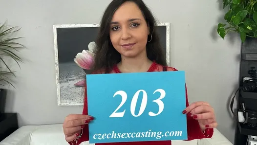 Chubby girl tries her luck at the casting