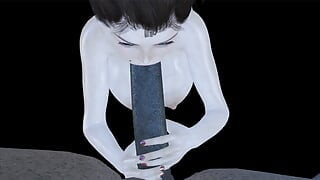 Part 2- 3D White big tits slut gets fucked by two studs in MMF threesome, deepthroat anal BBC huge tits, VAM hentai cartoon