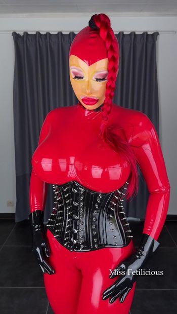 Friday is Time to dress up in full latex