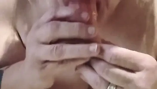 Slobbering Down the Big Fat Dick