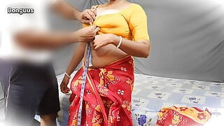Dress Tailor Fucks Big Boob Milf then Cum inside her Pussy