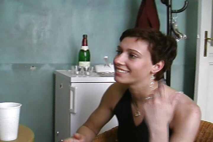 Slender German babe adores two cocks at the same time