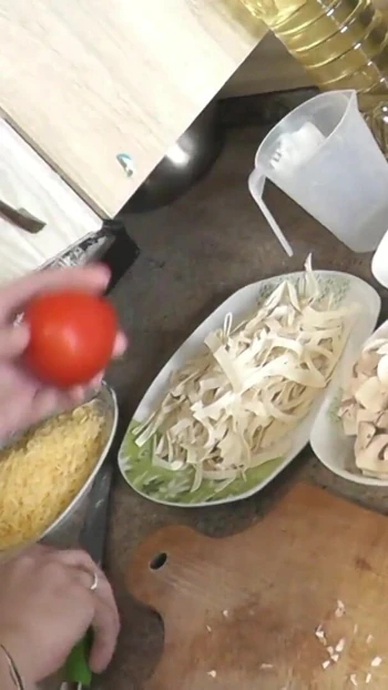 Jaw-dropping moment from "MILF wife continues cook naked without panties and bra in stockings high heels. Clit Pussy. Ass."