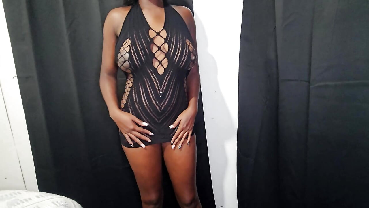 Big breasts ebony neighbor creampie