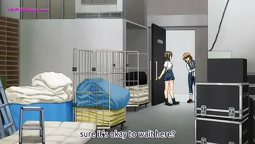 Busty tomboy rides hard on a messy mattress in the supply closet - Exclusive Uncensored (ENG Subtitled)