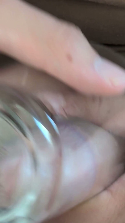 Dirty Glass Play JOI - Fuck a Glass with Pre-cum & Spit - Fail the 5-second Challenge or Drink Your Own Mess!