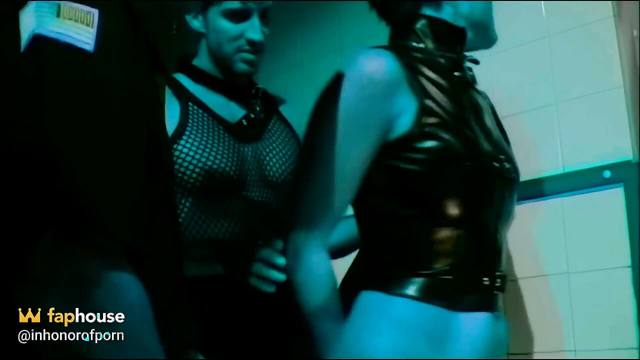 Orgy in the Bathroom with Strap-on