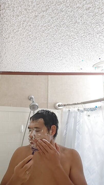 Cleaning Up in the Tub Bathing Solo and Rinsing Off
