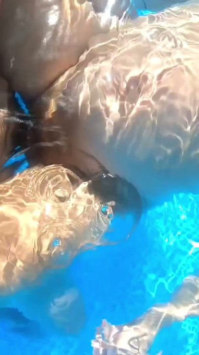 Risky Sex in the Pool Outside 9 Months Pregnant | Clip 2