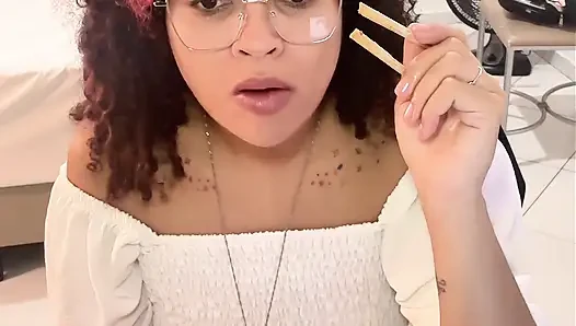 Eating Japanese Food Bloated Belly Farts & Burps a Gassy Adventure