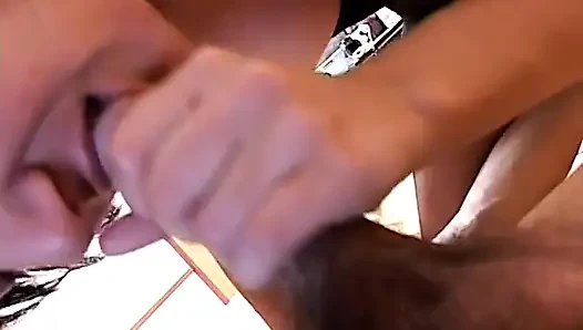 The brunette milf and the big cock