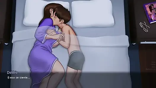 Her saat sevişmek isteyen ateşli bir üvey anneyle yaşamak - yaz mevsimi efsanesi