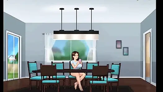 Summertime saga: stepsister shows her tits to her stepbrother ep 50, 51