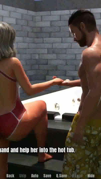 Grandma's House: Sexy Granny And Younger Guy In A Hot Tub – Ep43 | Clip 2