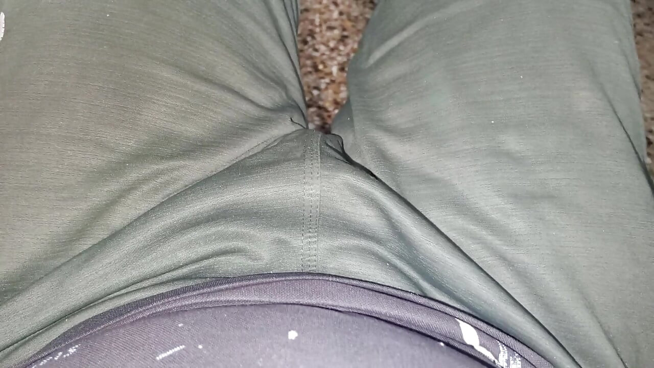 Masturbating
