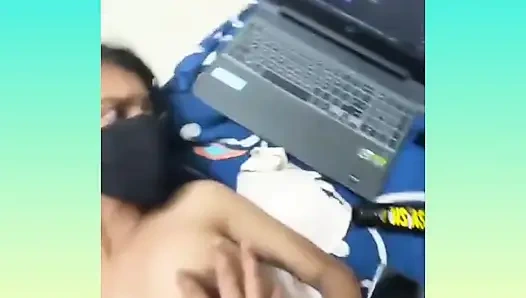 18 Year Old Indian Hot Girl Fucking with Boyfriend with Hindi Talking Missionory and Doggy Style