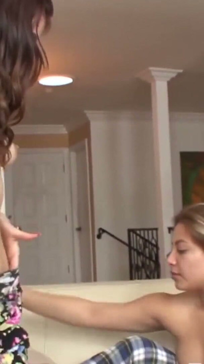 Teen Daisy Leon and Kat Dior have sex | Clip 1