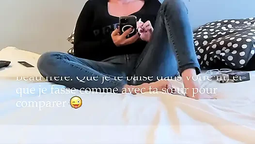 My Brother-in-law Fucked Me, I Took off the Condom so He Could Squirt Into My Whore Pussy
