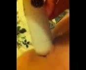 Freaky stripper toys her wet pussy until she cums