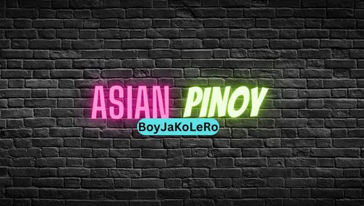 Solo masturberende Aziatische pinoy en kleine lul cumshot pov