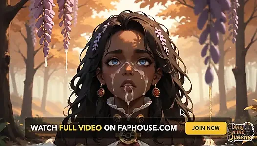 Самая горячая телочка чернокожей Королевы в лесу, Lick Autumn! XXX, Секс, Самый первый раз, грязная, сексуальная, обнаженная