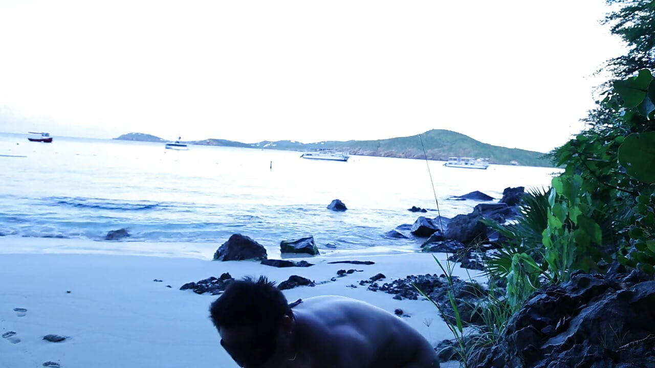 Morning Waves & Muscle Craves: Oceanfront Strip Tease