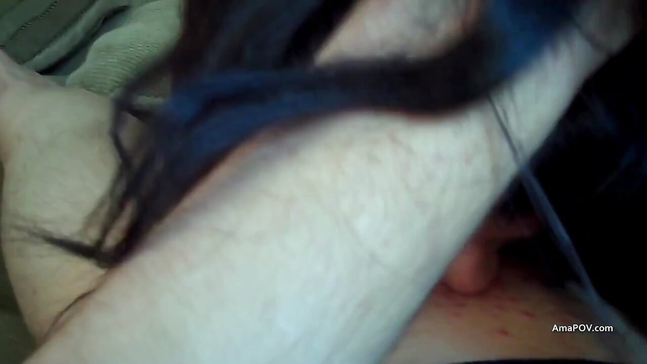 Slim black long haired babe willing to deepthroat
