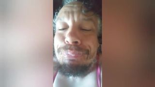 Cumming in my own Mouth - self Facial p 2