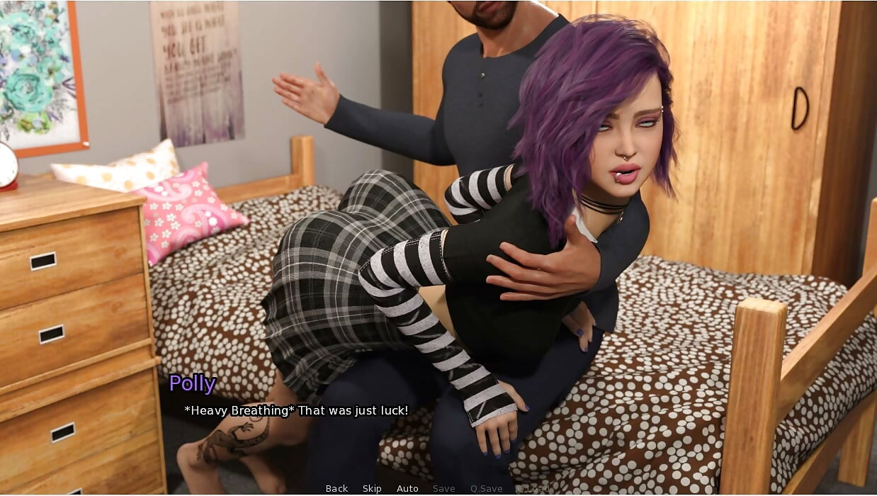 Grandma's House - Gameplay - Roleplay - Spanking Teen and Maid