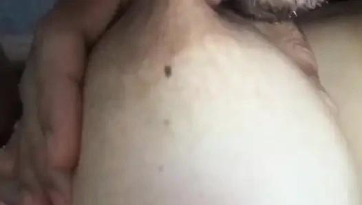 My husband is addicted to sucking my big natural tits that's why I always breastfeed him every morning