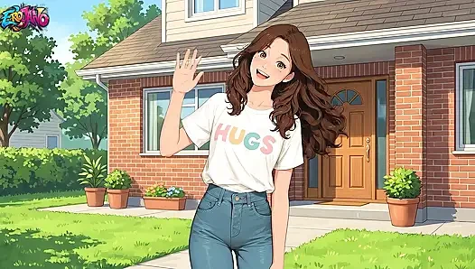 I Fucked My Girlfriend's Stepsister (19) While She Was Watching Hentai Anime