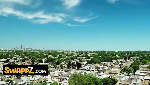 Мясистая тинка Charly Summer, Megan Marx и Mike Mancini в диком групповом трахе