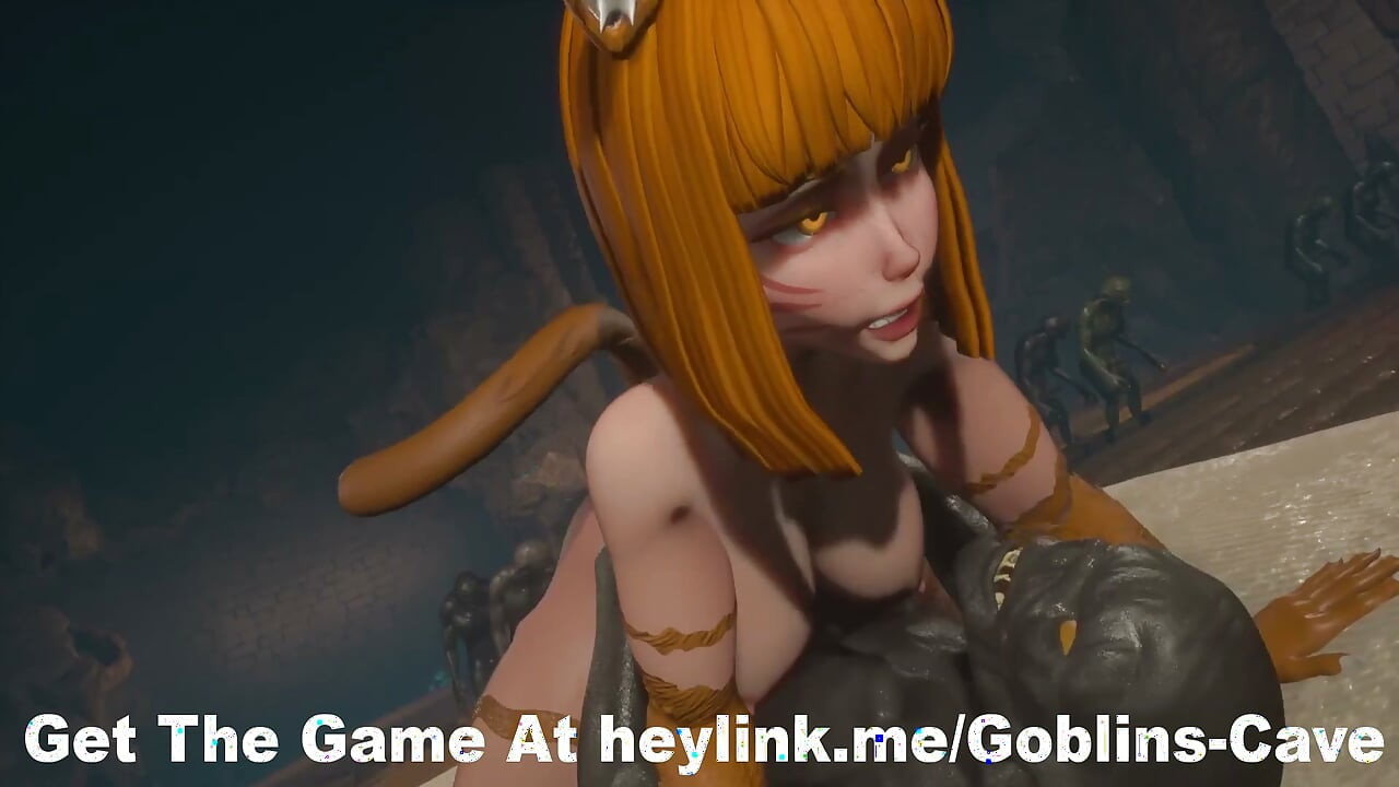 Goblins Cave Ordeal: Hot MILF Bent Over & Anally Wrecked Doggy Style