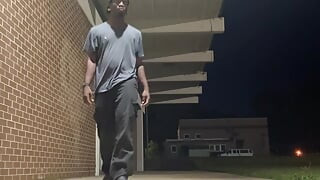 Decided To Take A Walk At Night And Randomly Got The Urge To Get Half Naked In Public And Twerk In The Night Light