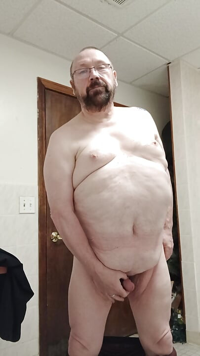 Daddy was too hot for clothes