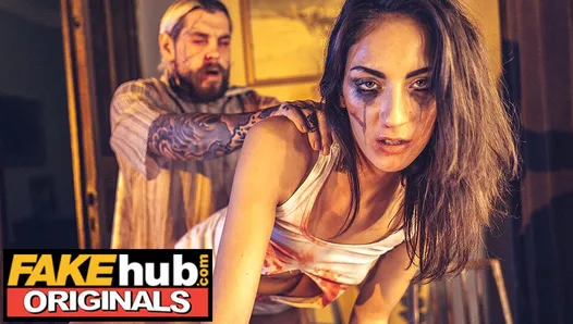 Fakehub Originals - Fake Horror Movie goes wrong when real killer enters star actress dressing room