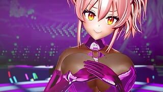 Mmd r-18 anime girls, сексуальний танцювальний кліп 181